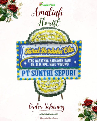 Papan Bunga Duka di Silau Laut